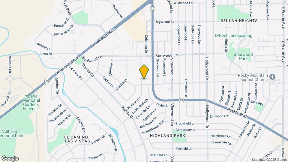 2132 Norman Ln Map and Location Details