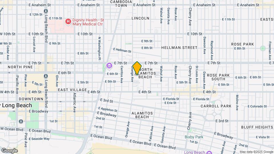 550 Orange Ave Map and Location Details