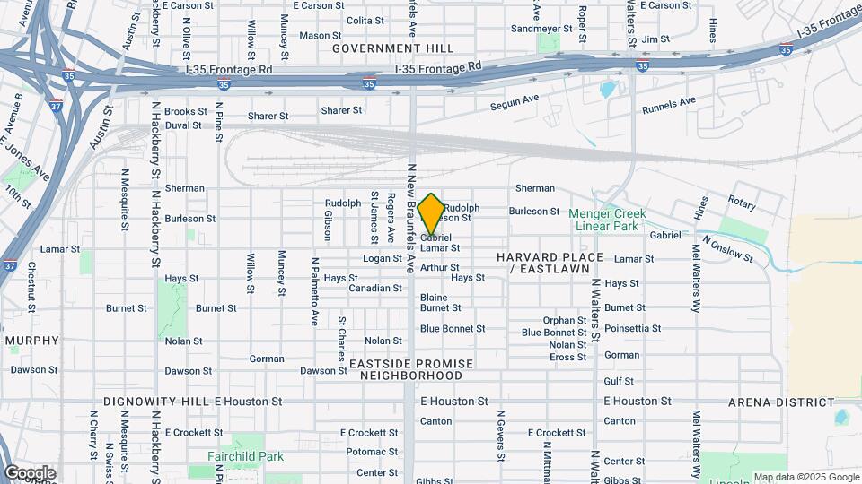 1323 Lamar St Map and Location Details