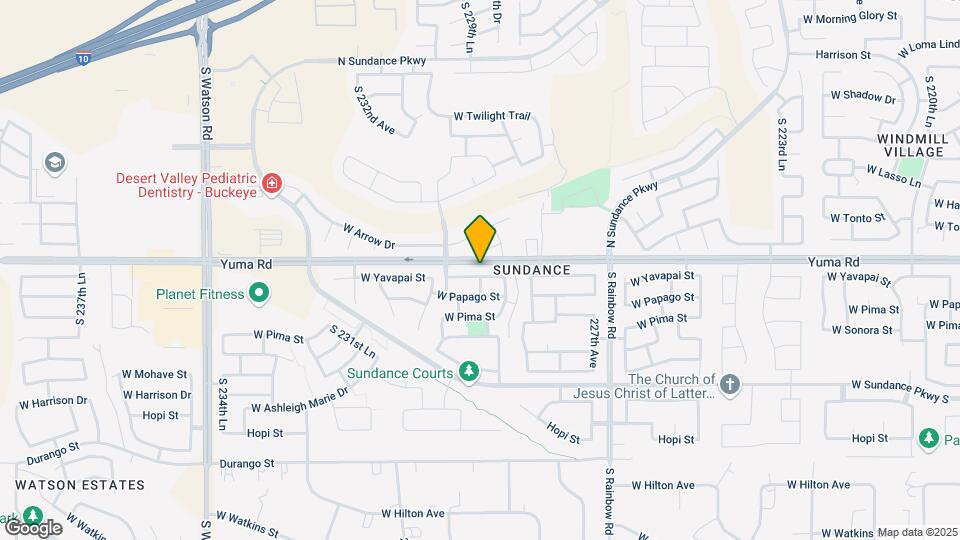 22958 W Yavapai St Map and Location Details