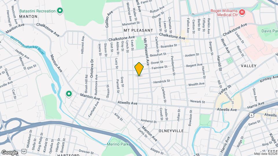 165 Pomona Ave Map and Location Details
