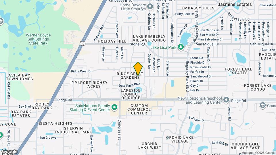 8653 Spanish Moss Dr Map and Location Details