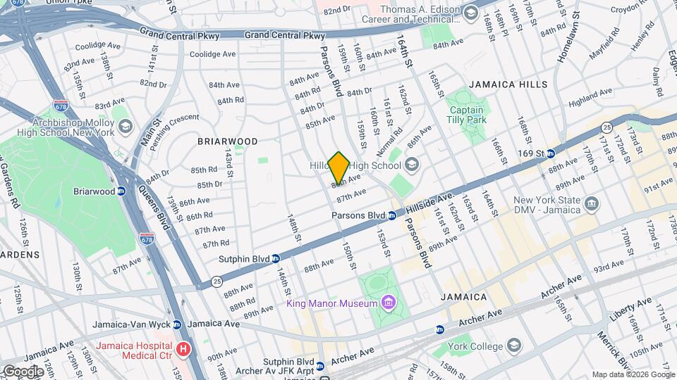 150-20 86th Ave Mapa y Detalles de la Ubicación