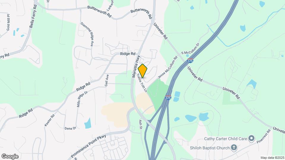 204 Cottonwood Creek Cir Mapa y Detalles de la Ubicación