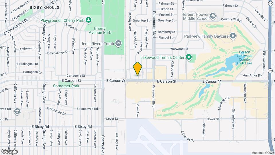 Lakewood Dental Building Apts Map and Location Details