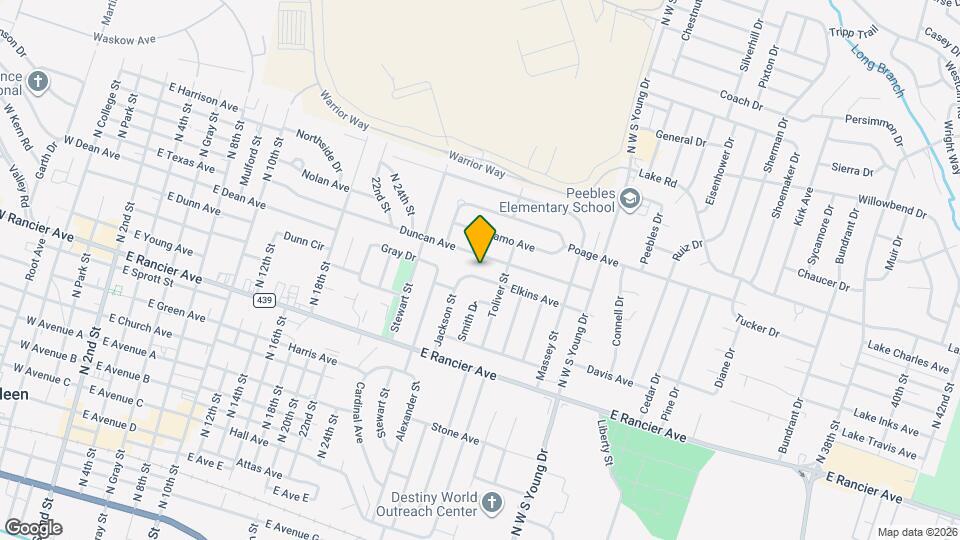 1701 Elkins Ave Map and Location Details