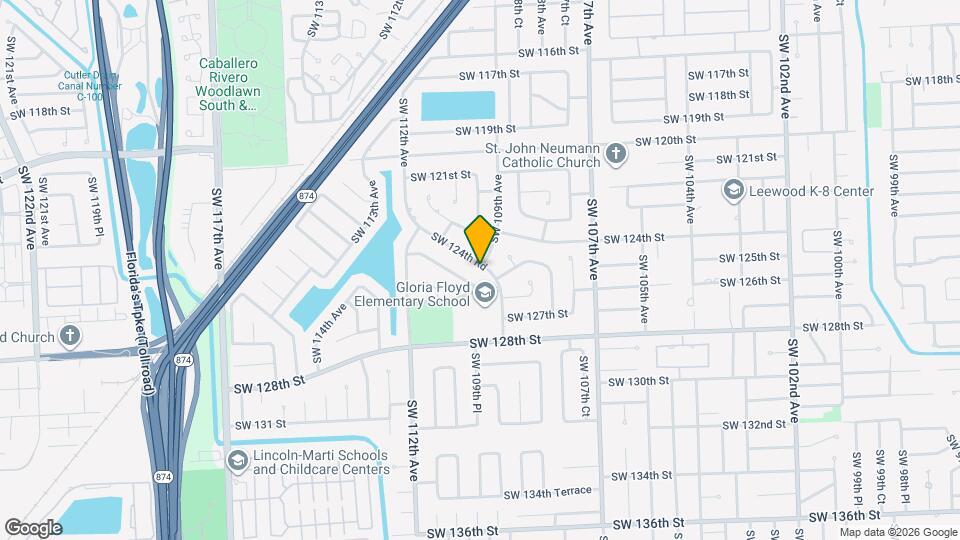 10900 SW 124th Rd Map and Location Details