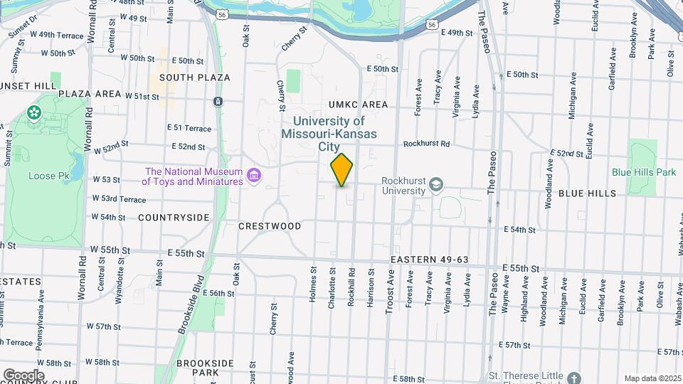5313 Charlotte St Map and Location Details