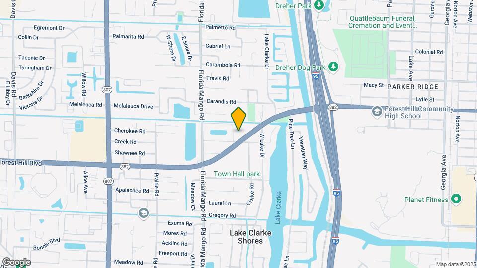 1755 Forest Hill Blvd Map and Location Details