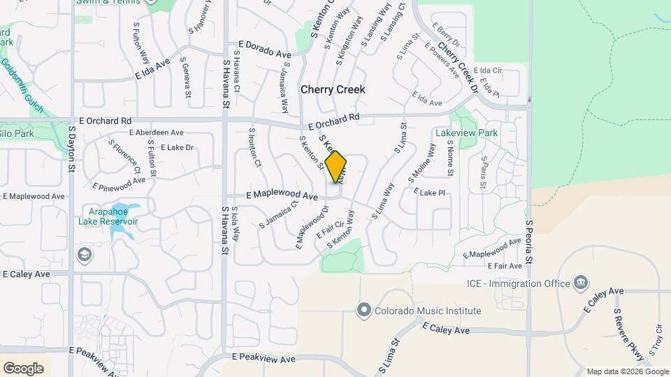 6079 S Kenton Way Map and Location Details