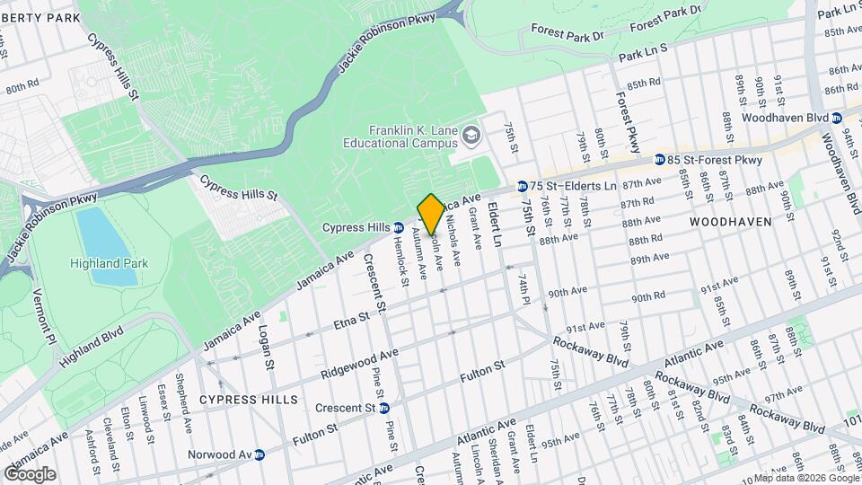 38 Lincoln Ave, Unit 2R Map and Location Details