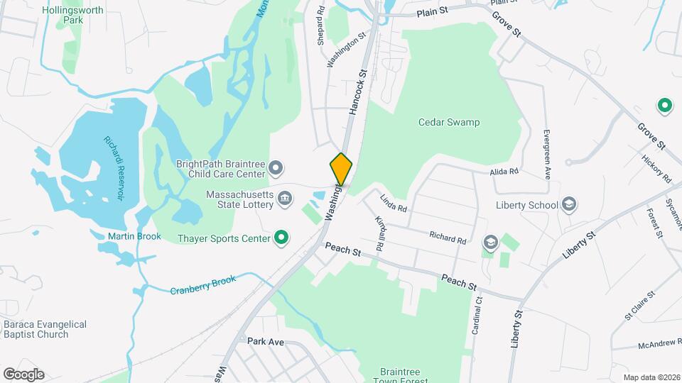 1450 Washington St Map and Location Details