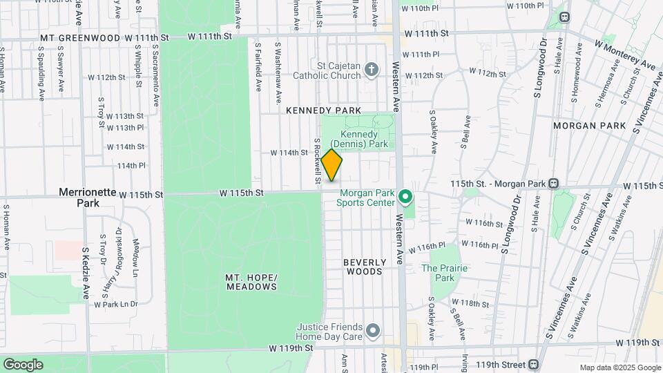 2546 W 115th St Map and Location Details