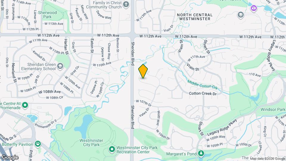 5084 W 109th Cir Map and Location Details