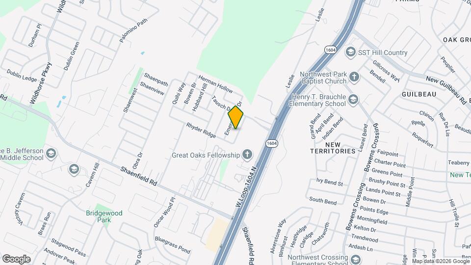 8727 Fischer Falls Map and Location Details