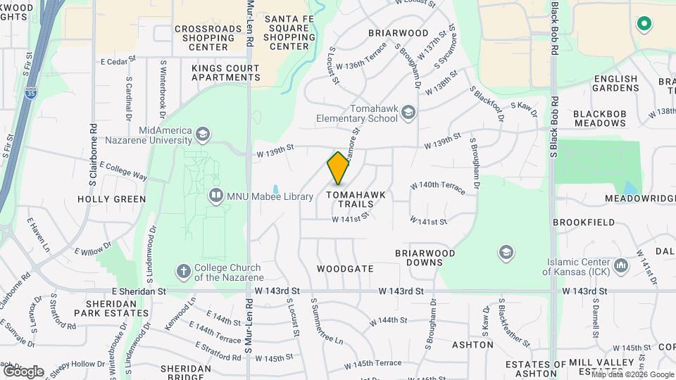 13944 S Raintree Dr Mapa y Detalles de la Ubicación