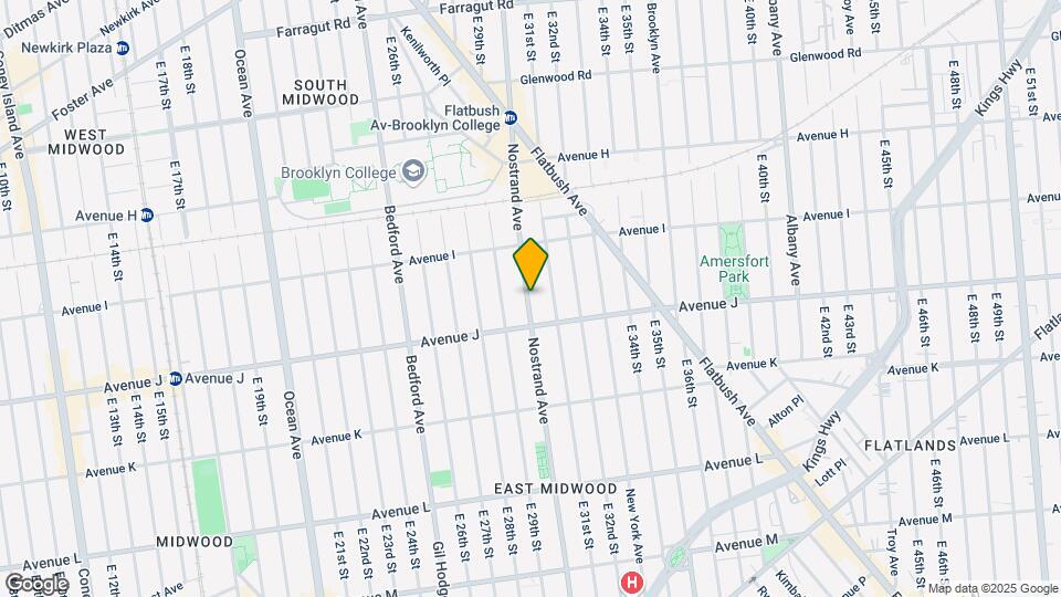 2339 Nostrand Ave-Unit -1A Map and Location Details