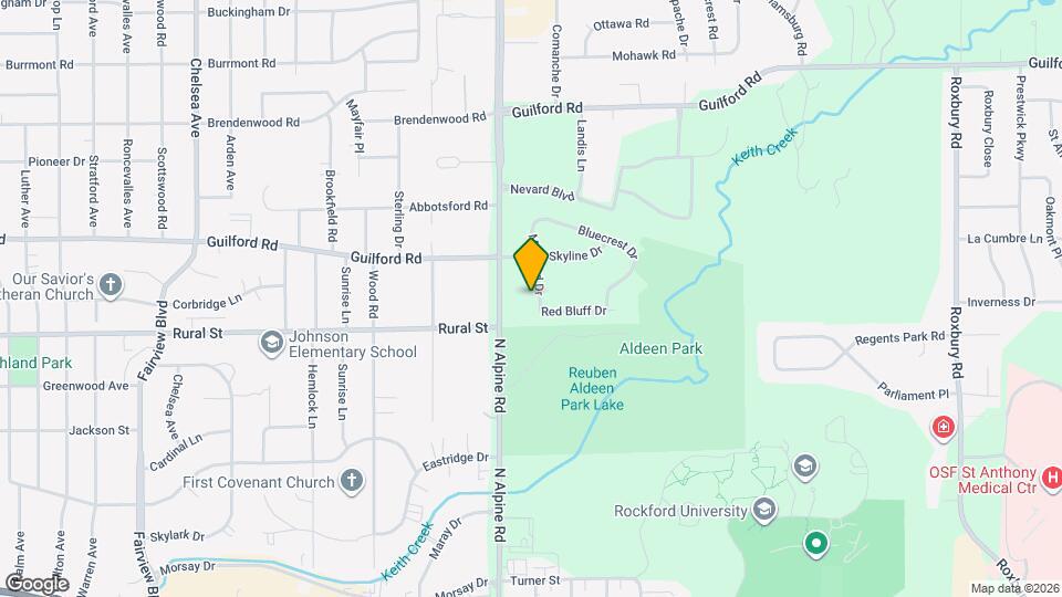 718 Medford Dr Mapa y Detalles de la Ubicación