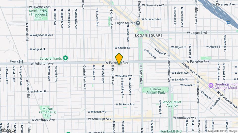 2332.5 N Spaulding Ave Map and Location Details