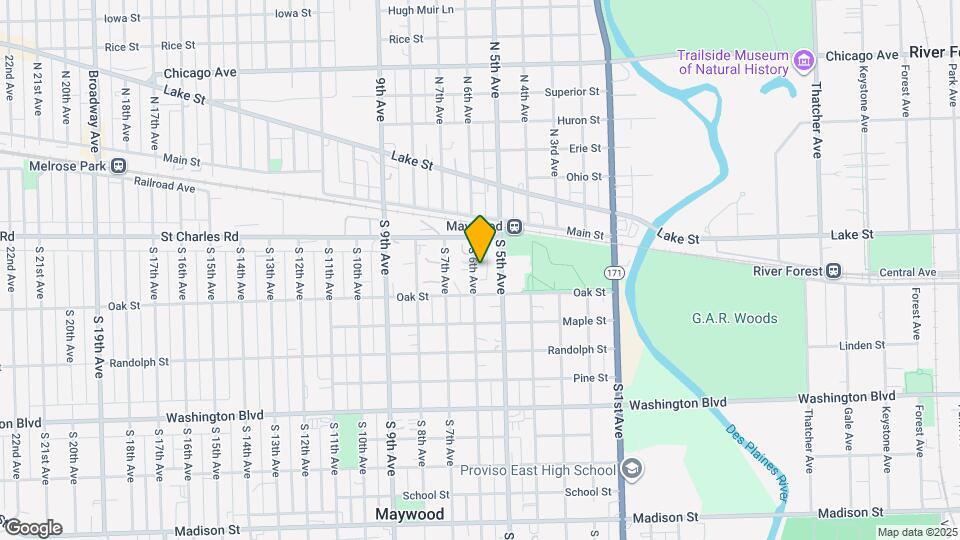 125 S 6th Ave Map and Location Details