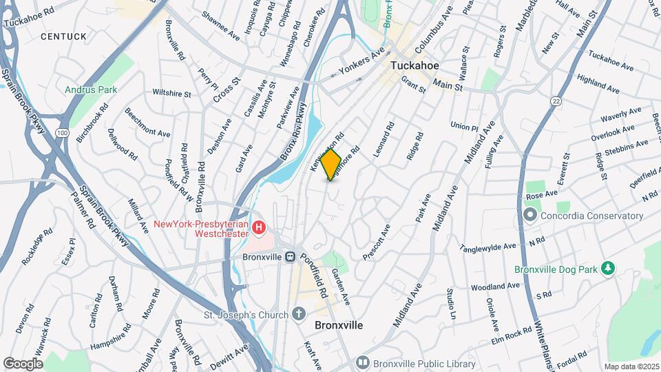 Bronxville Townhouse Apartments Map and Location Details