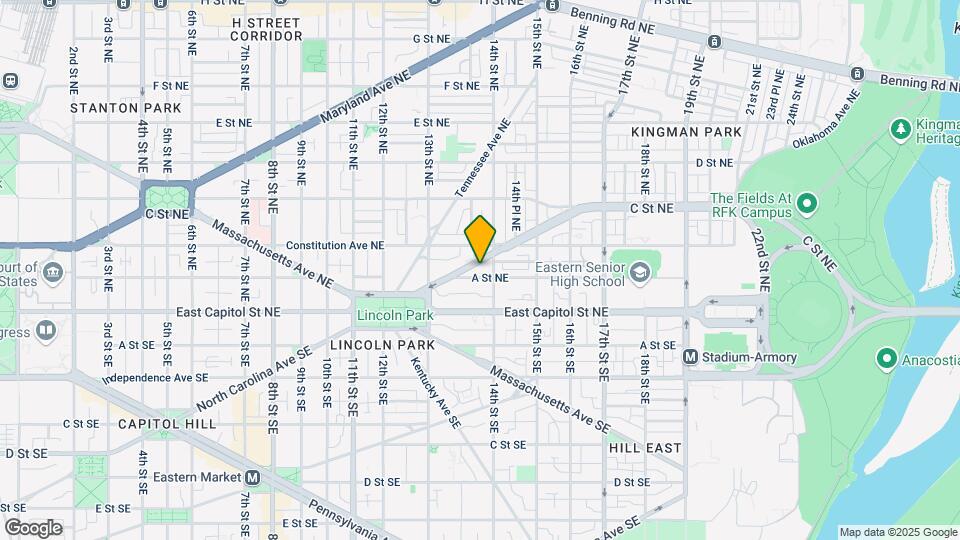 1373 North Carolina Ave NE Map and Location Details