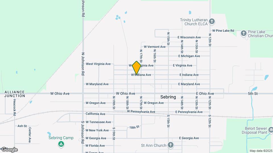 335 W Indiana Ave Map and Location Details