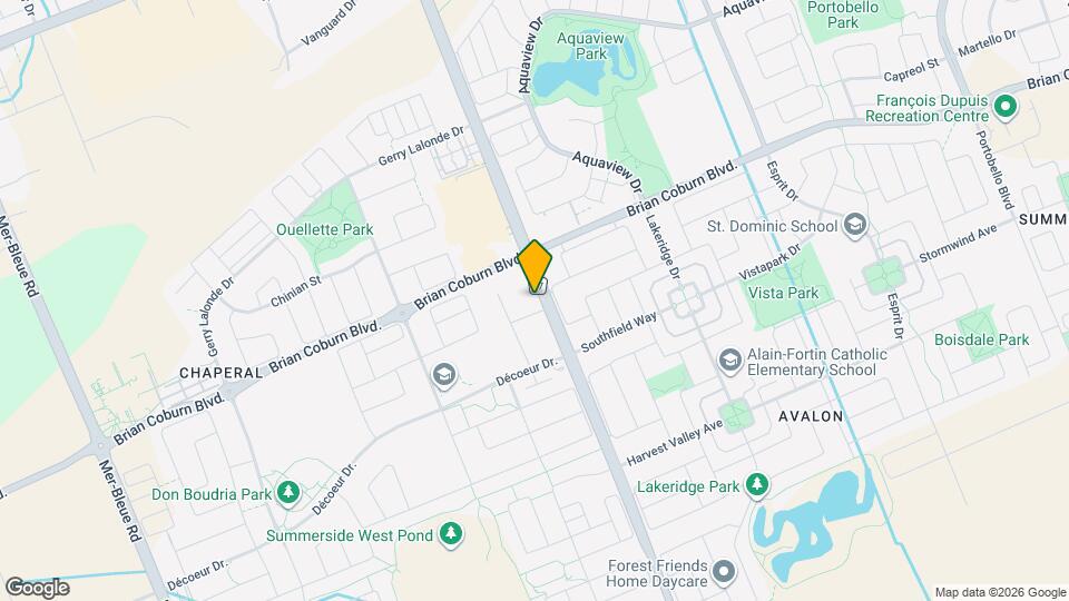 2370 Tenth Line Rd, Unit 201 Map and Location Details