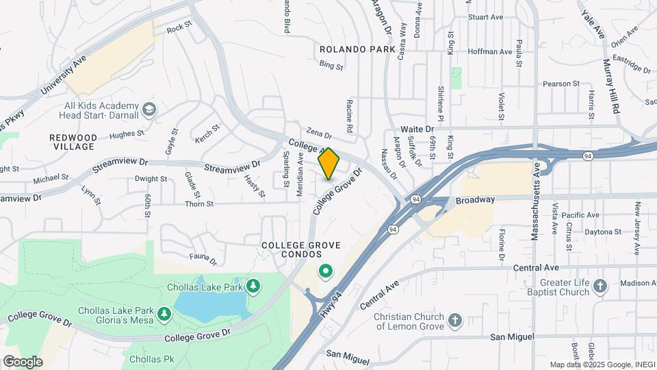 6580 College Grove Dr Map and Location Details