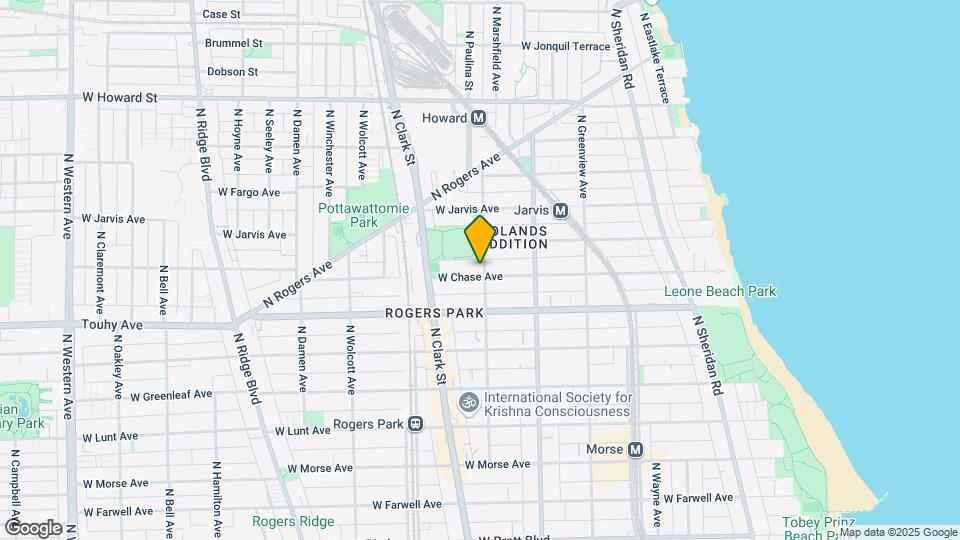 1708 W Chase Ave Map and Location Details