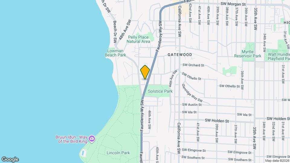 7331 Fauntleroy Wy SW Map and Location Details