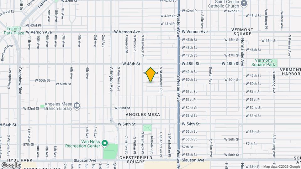 1842 W 50th St Mapa y Detalles de la Ubicación