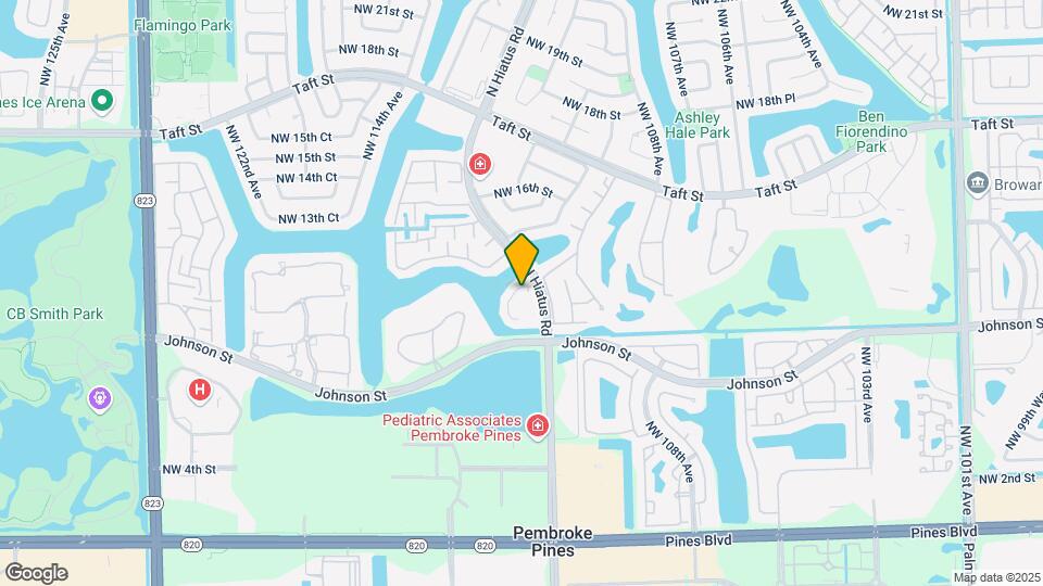 1234 N Hiatus Rd Map and Location Details