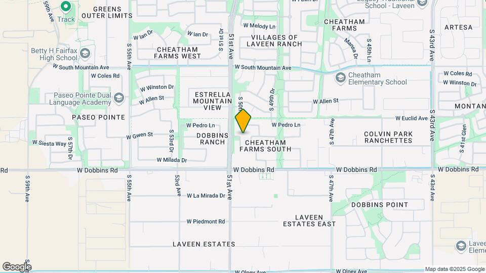 9015 S 50th Ln Map and Location Details