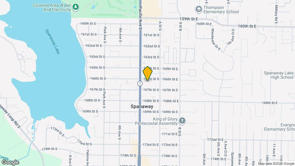 130 166th St S Map and Location Details