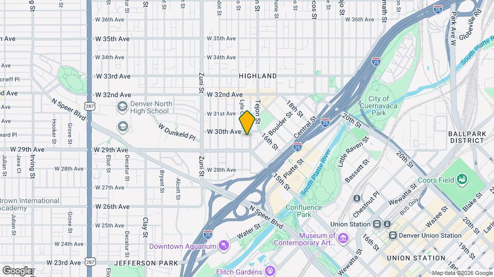 2943 Umatilla St Map and Location Details