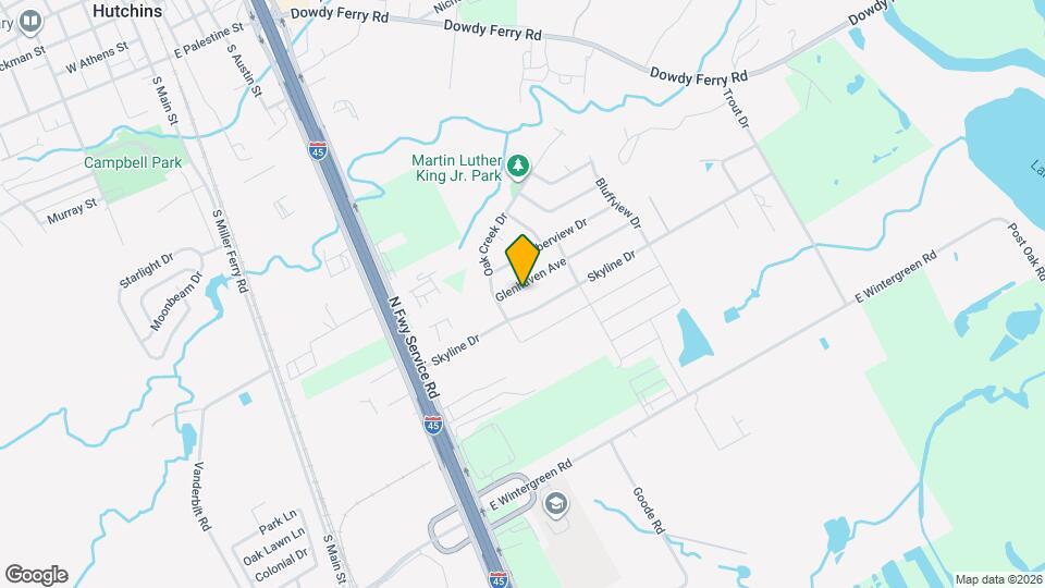 1016 Glenhaven Dr Map and Location Details