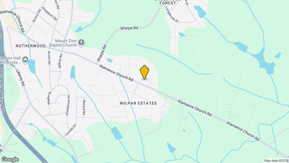 1507 Hamilton Hills Dr Map and Location Details