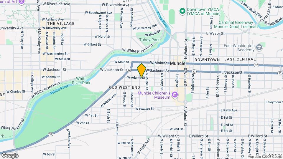 619 W Adams St Map and Location Details