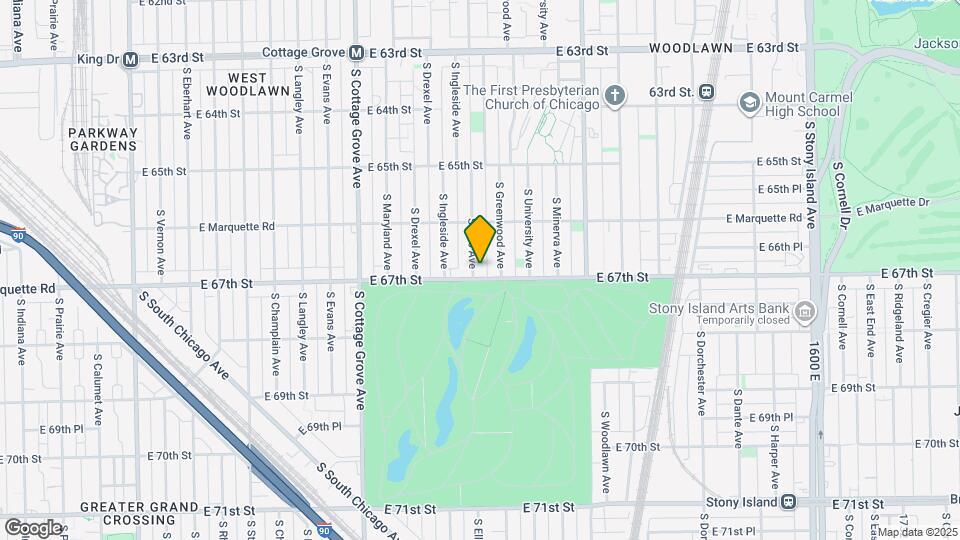 6651 S Ellis Ave Map and Location Details