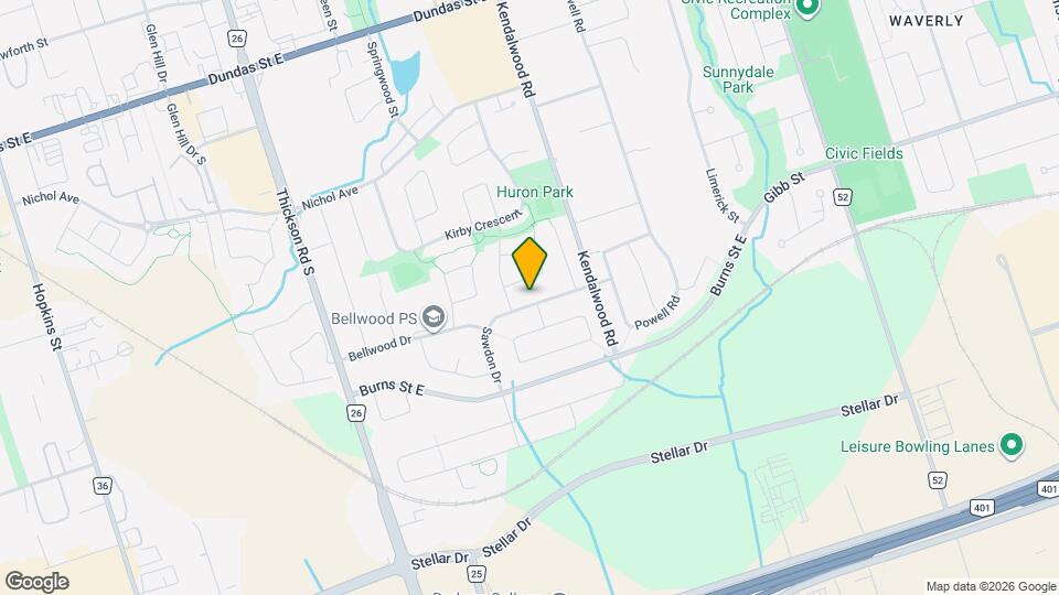 68 Sawdon Dr Map and Location Details