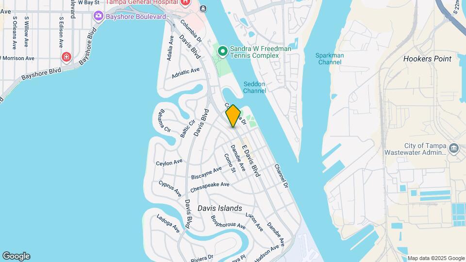 162 E Davis Blvd Map and Location Details