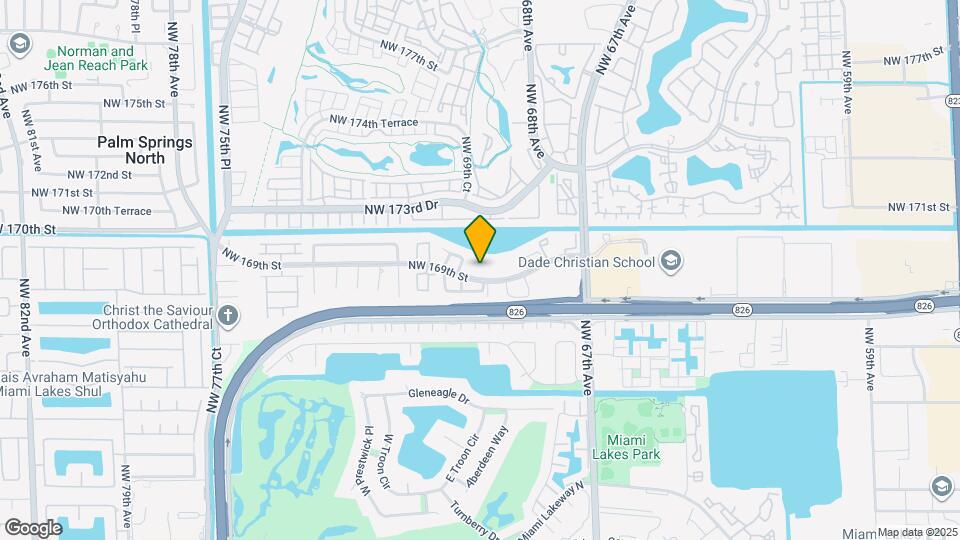 6885 NW 169th St Map and Location Details