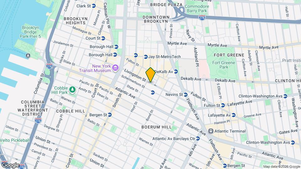 222 Livingston St Mapa y Detalles de la Ubicación