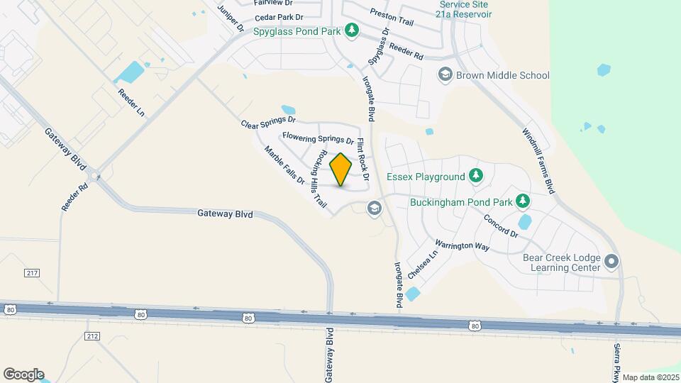 3021 Marble Falls Dr Map and Location Details