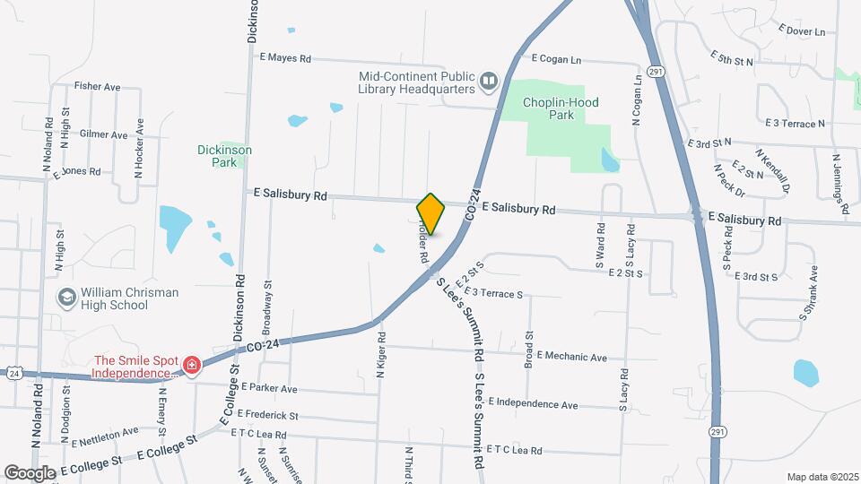 1505 N Holder Rd Map and Location Details