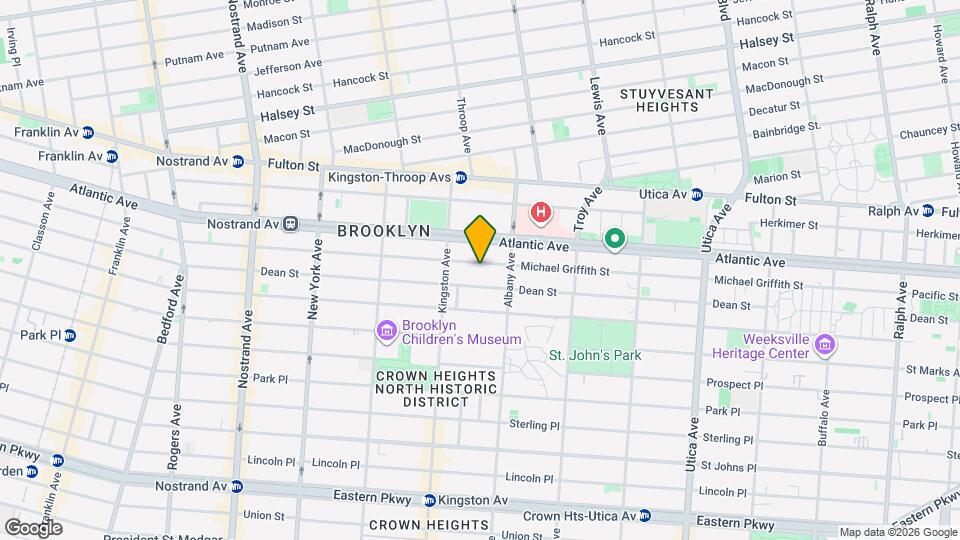 1500 Pacific St, Unit garden Map and Location Details