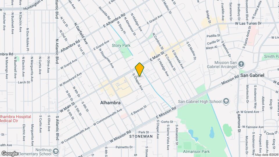 100 S Chapel Ave-Unit -C Map and Location Details