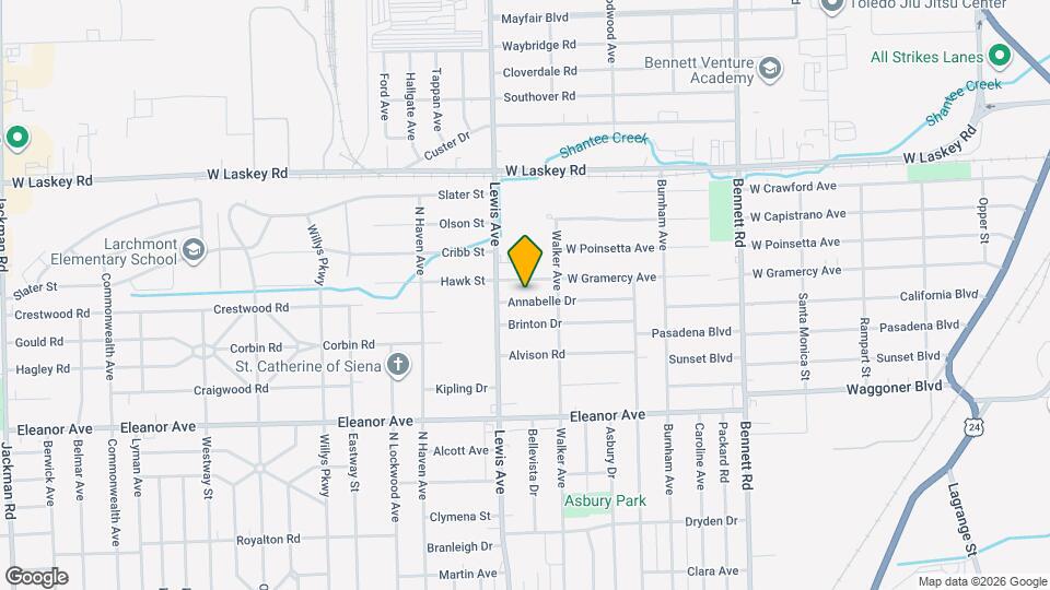 934 Annabelle Dr Mapa y Detalles de la Ubicación