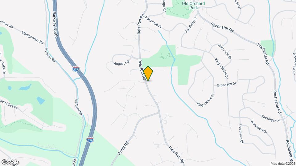 2158 Reis Run Rd Mapa y Detalles de la Ubicación